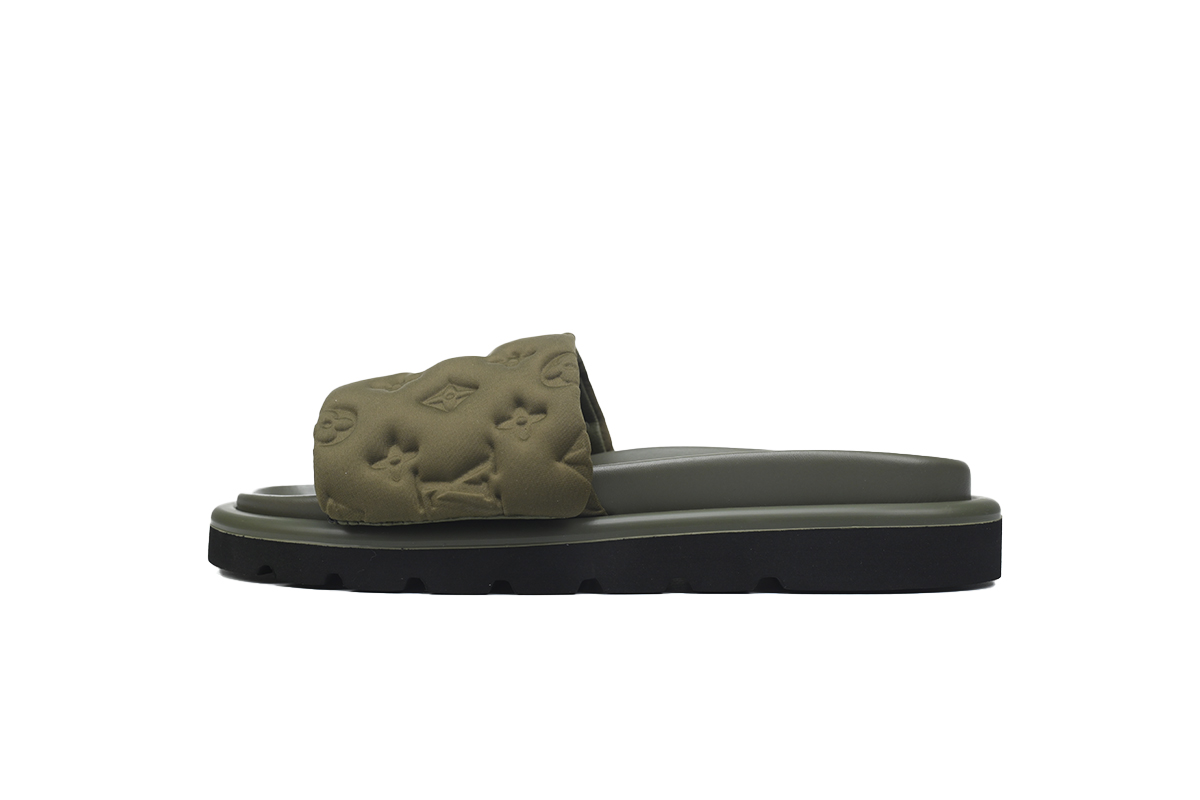 Pkkicks God Batch LOUIS VUITTON Pool Pillow Comfort Army Green Relief
