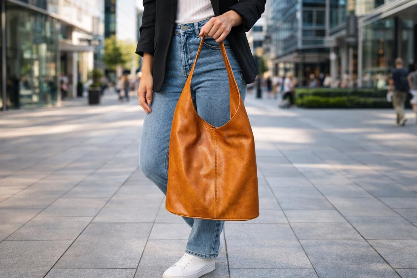 The Classic Leather Hobo Bag