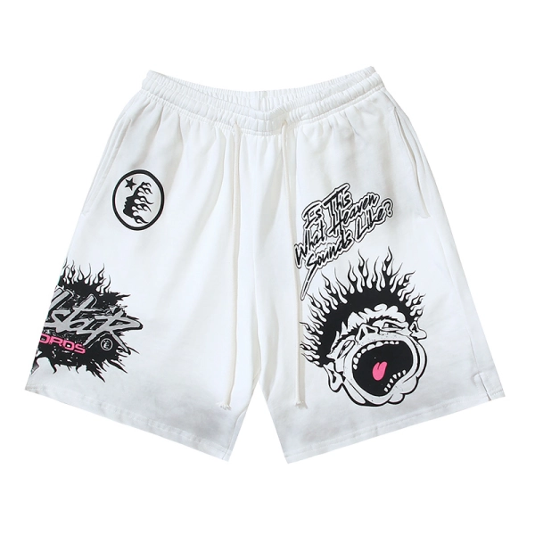 Hellstar Shorts  # 778 white