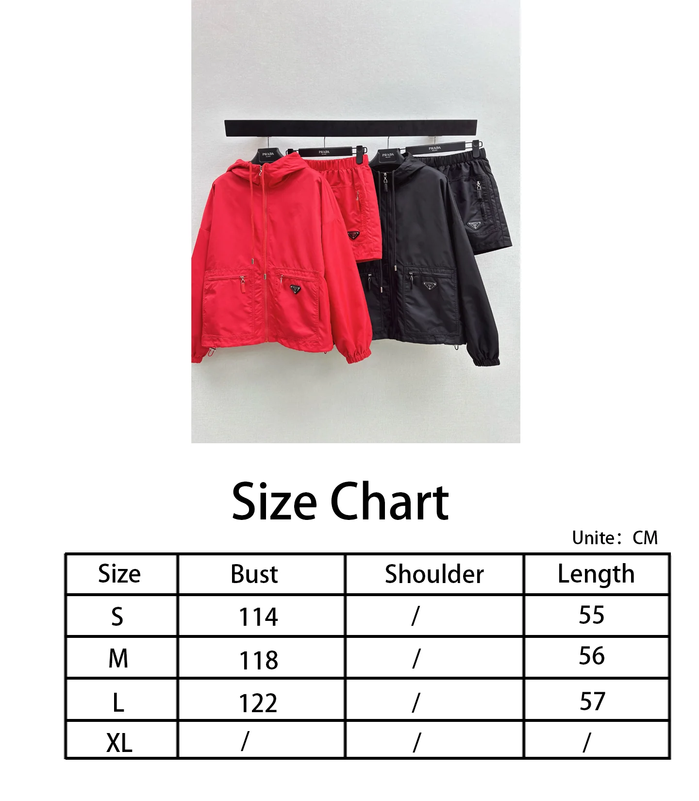 Pra NEW hooded jacket short sets