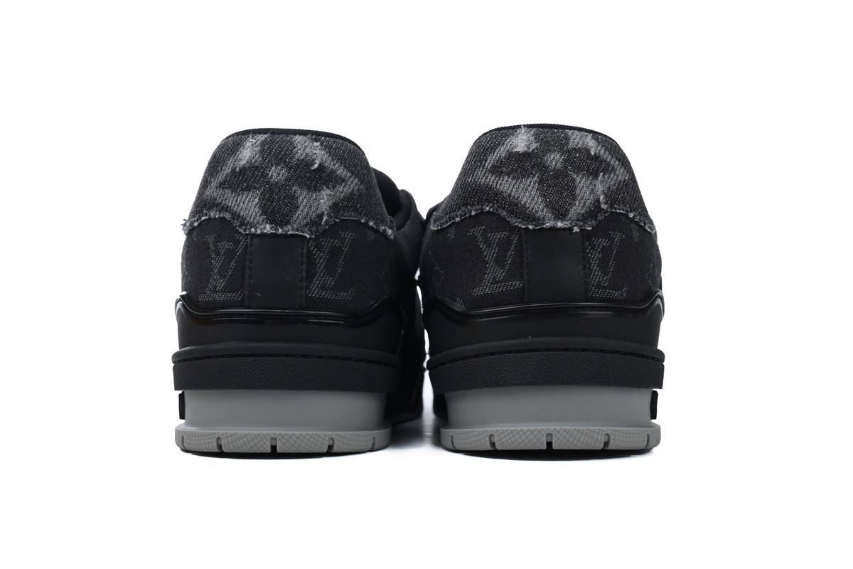 Pkkicks God Batch Louis Vuitton Trainer 'Black Monogram Denim