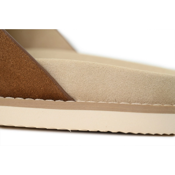 Brunello Cucinelli Suede Crisscross Slides Brown