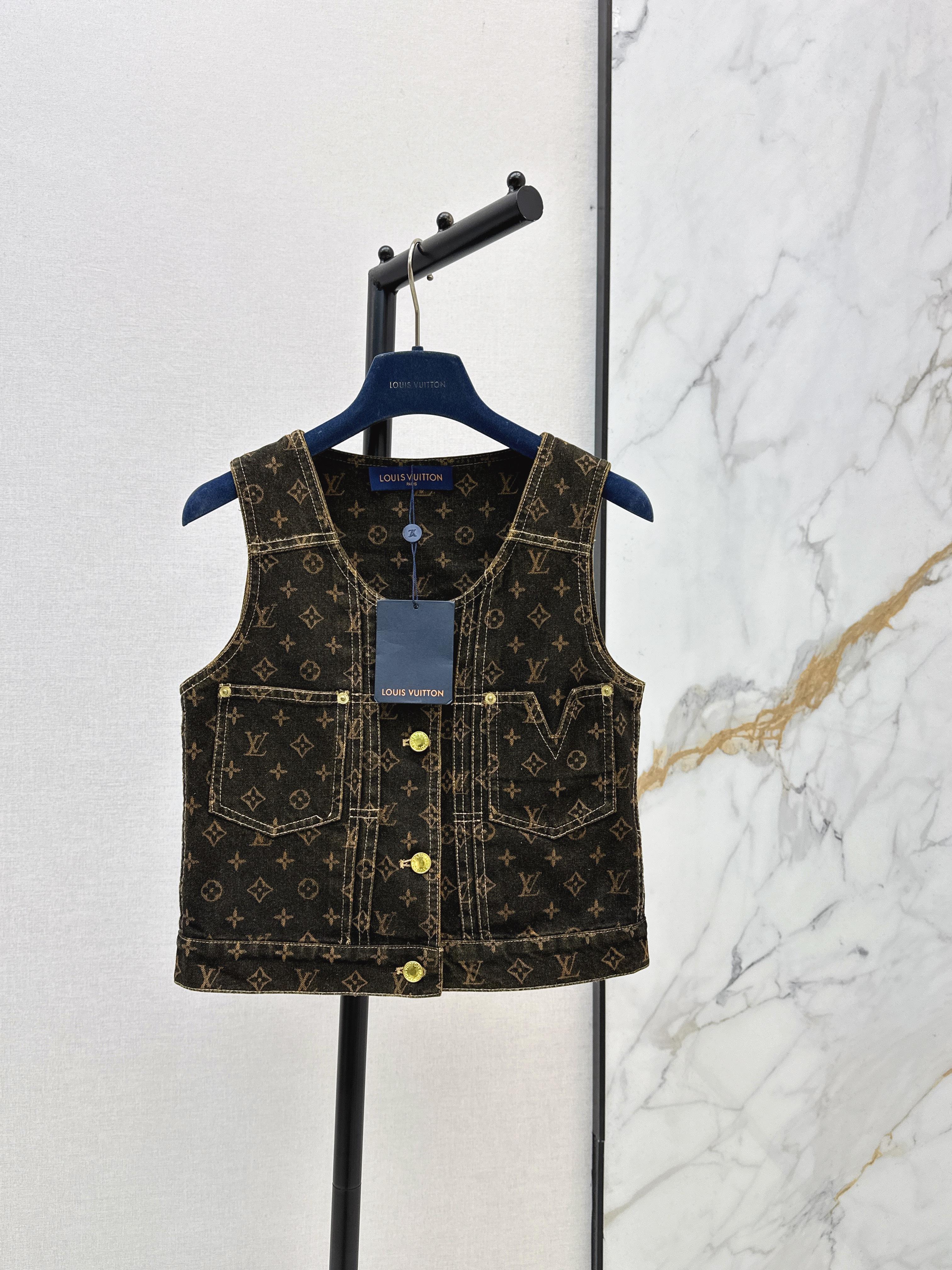 Louis New denim vest
