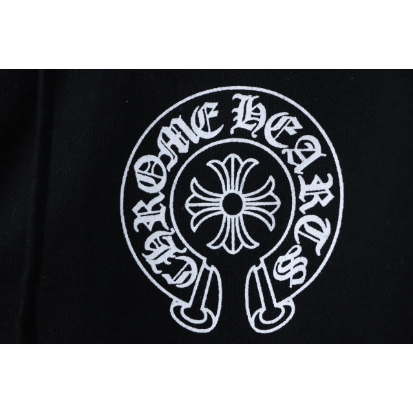 Chrome Hearts  Cuffs Sanskrit Printed Zipper Jacket Black