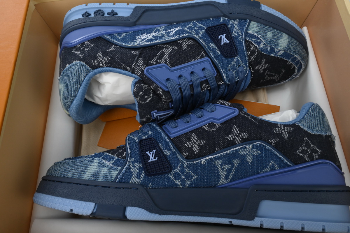 Pkkicks God Batch Louis Vuitton Louis Vuitton Trainer Navy Blue