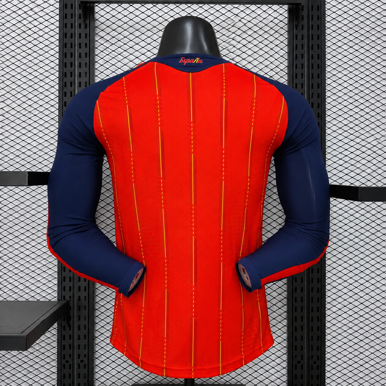 Spain Home Long Sleeves Jersey Player Version World Cup 2026 (Two stars) 1:1 Thai Quality
