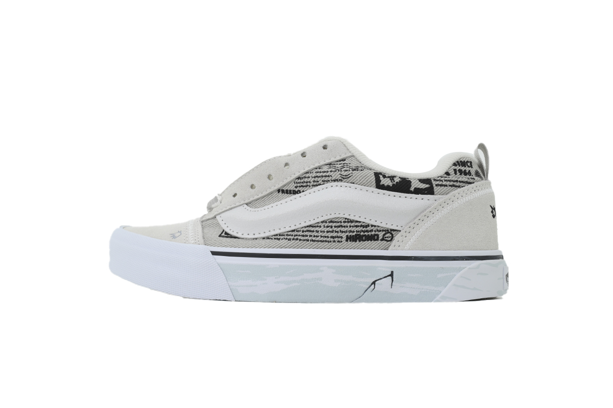 Vans x HIRONO Knu Skool 'White Black' VN000CS0BHD