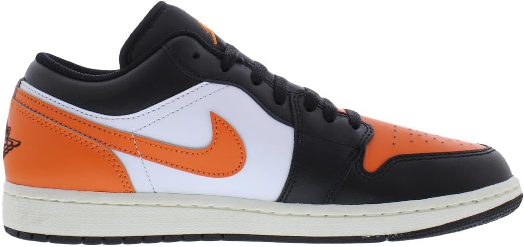 Air Jordan 1 Low - Men's Shoes (Black/White/Sail/Starfish)