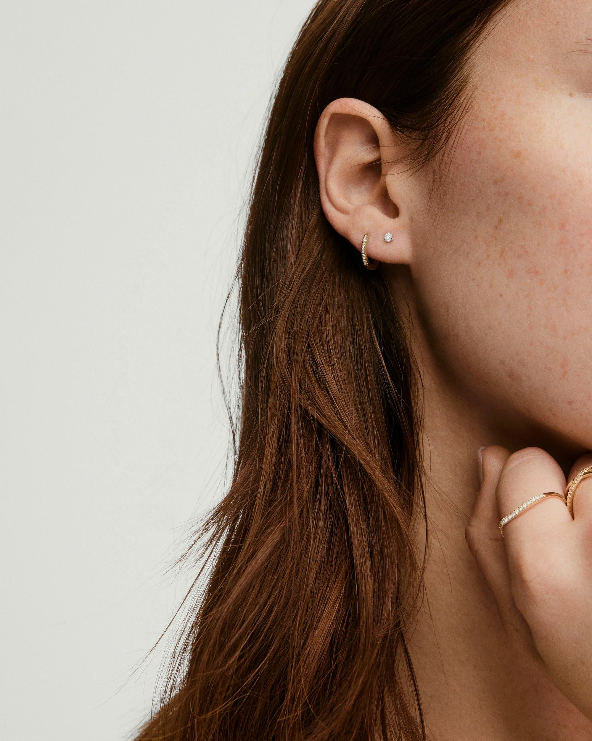 Piercing Studio - Single Diamond Mini Flat Back Stud