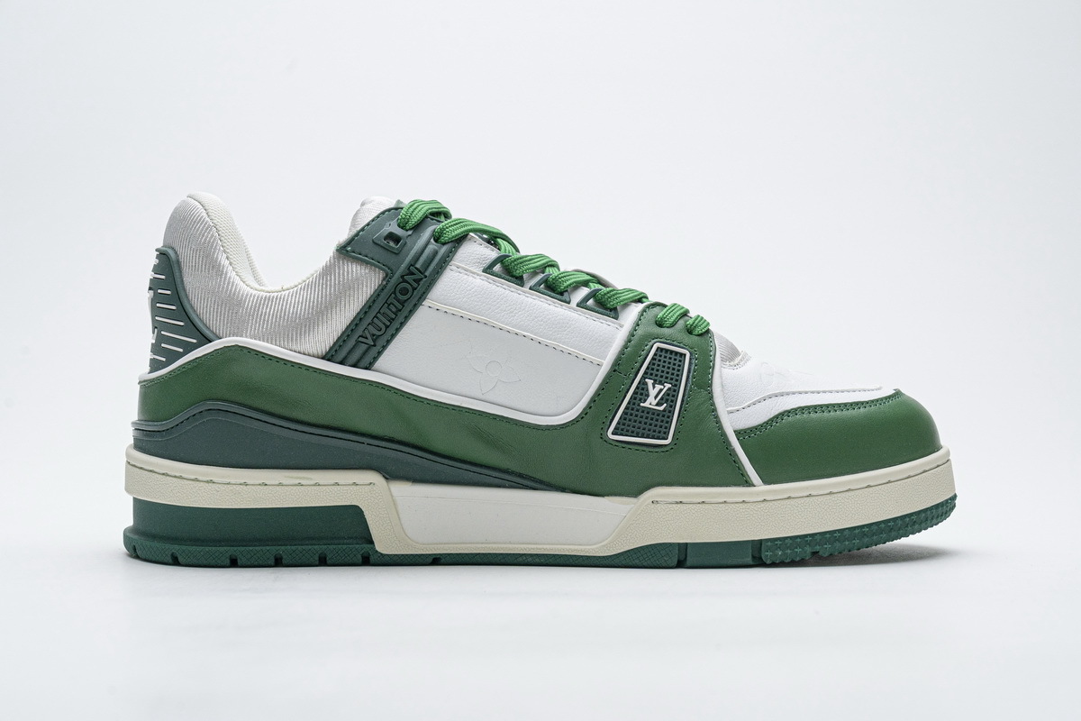Pkkicks God Batch LOUIS VUITTON 20ss Trainer Green