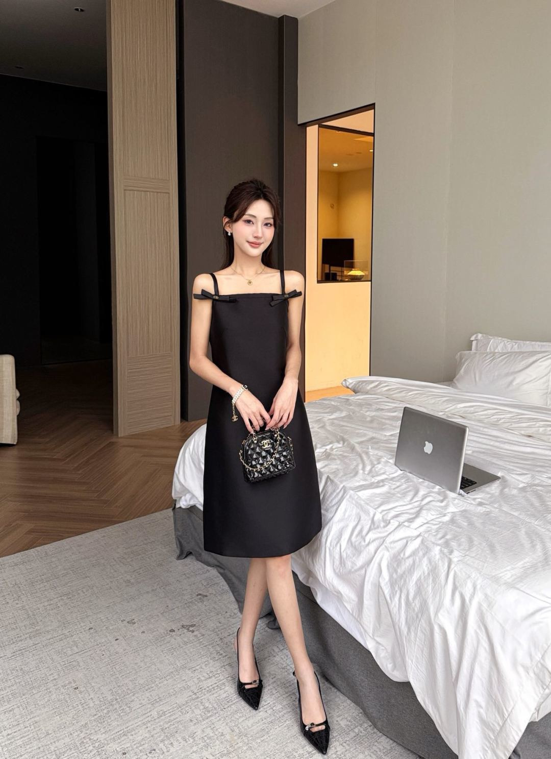 CD New spaghetti strap dress