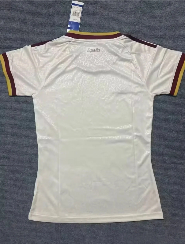 2026 World Cup Spain Women's Away Two-Star Soccer Jersey