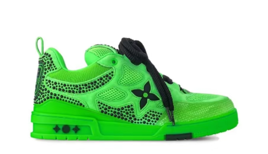 Pkkicks God Batch Louis Vuitton Skate Green and Black