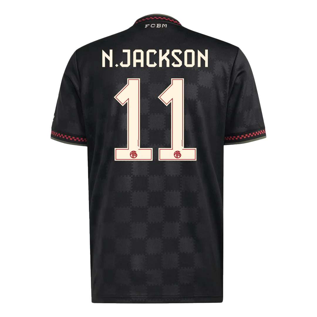 N.JACKSON #11 Bayern Munich Third Away Soccer Jersey 2025/26