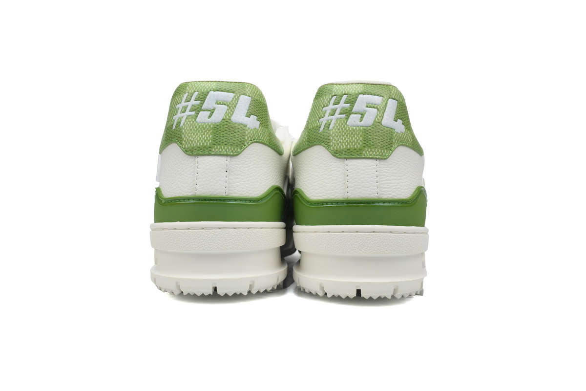 Pkkicks God Batch LOUIS VUITTON Trainer Golf Checkerboard Green