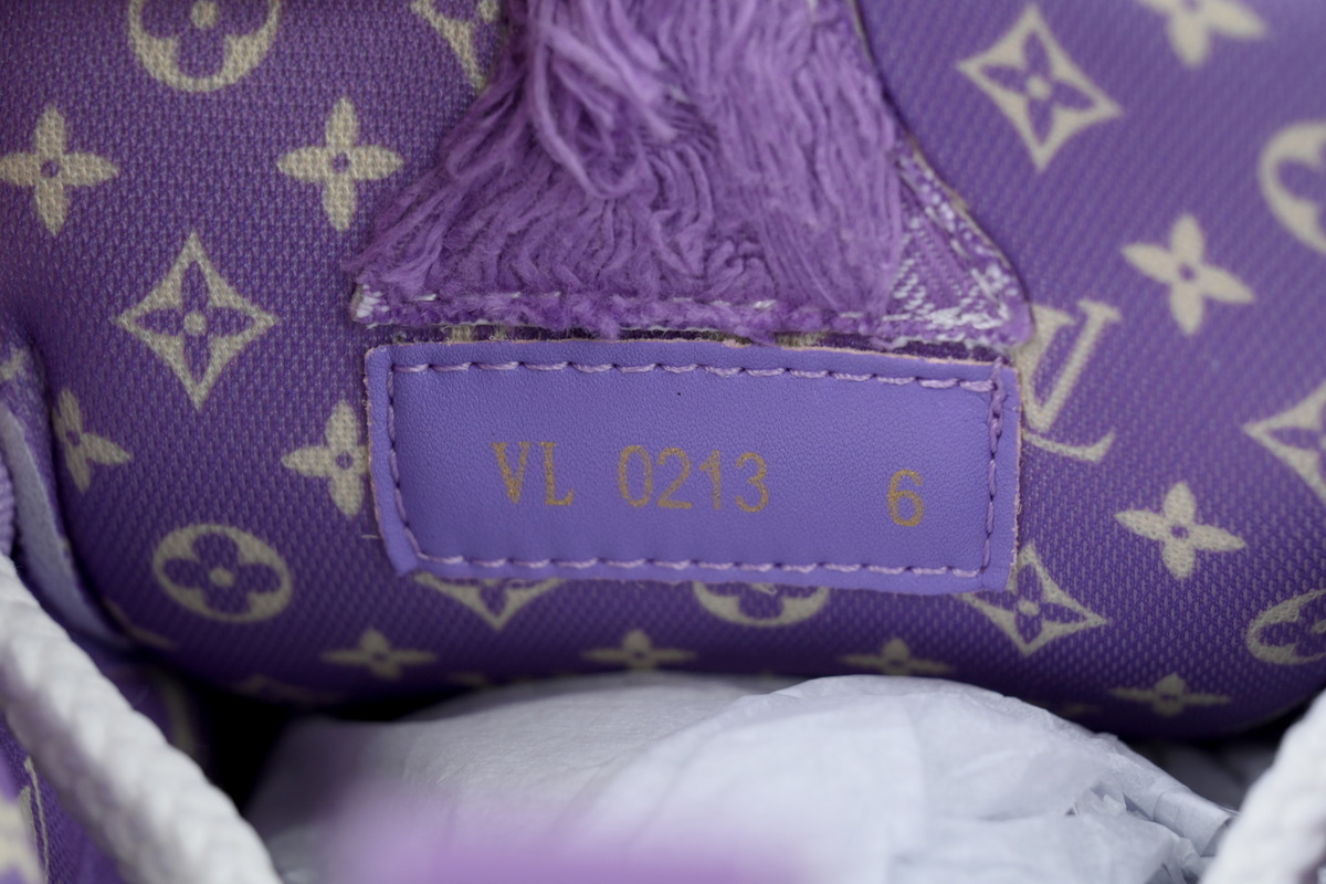 Pkkicks God Batch LOUIS VUITTON Plum Blossom Drilling Purple
