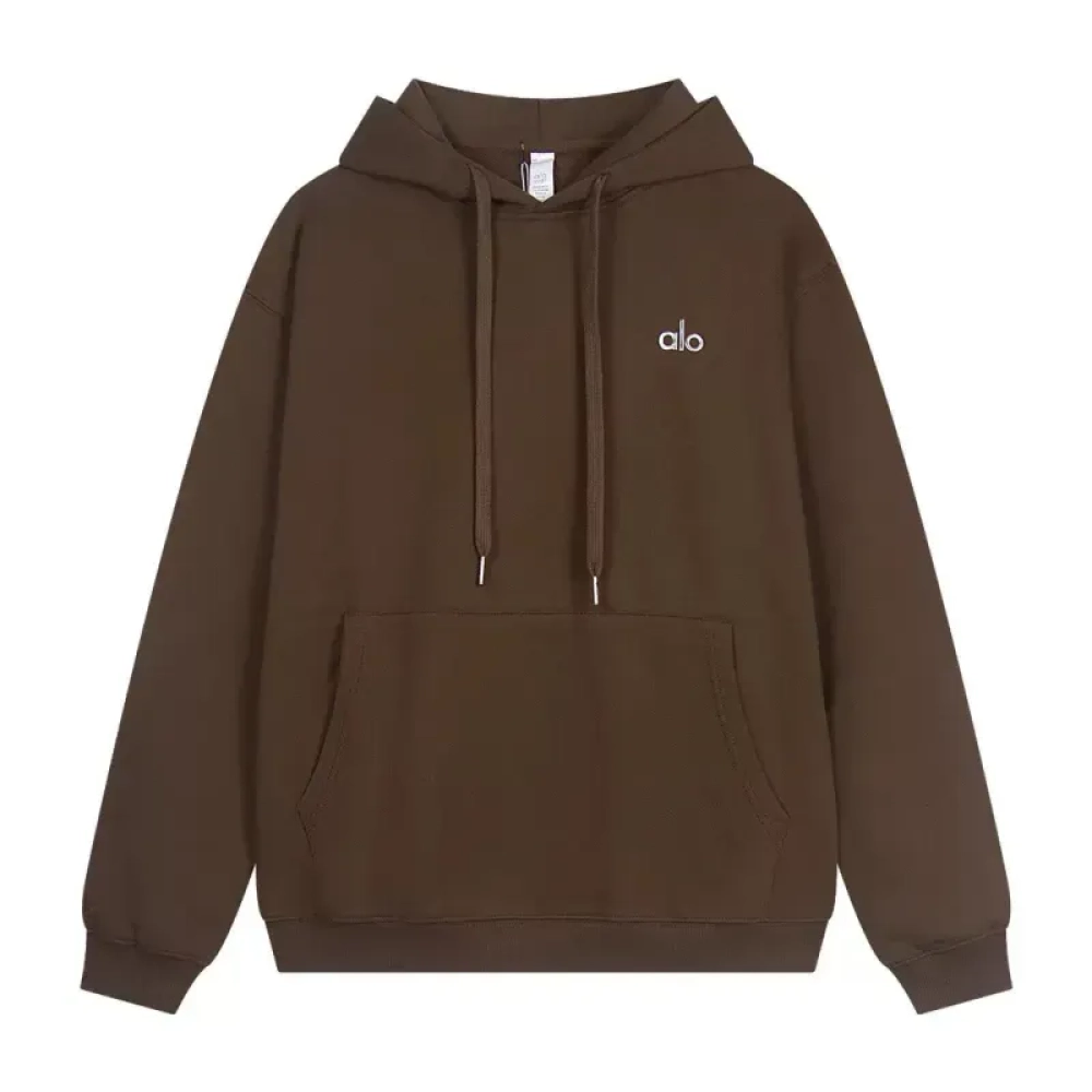 alo yoga Accolade  Hoodie  Brown