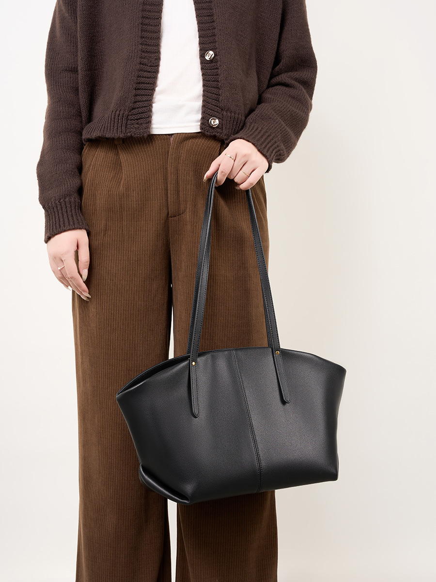 Soft Leather Slouchy Satchel Bag for Women