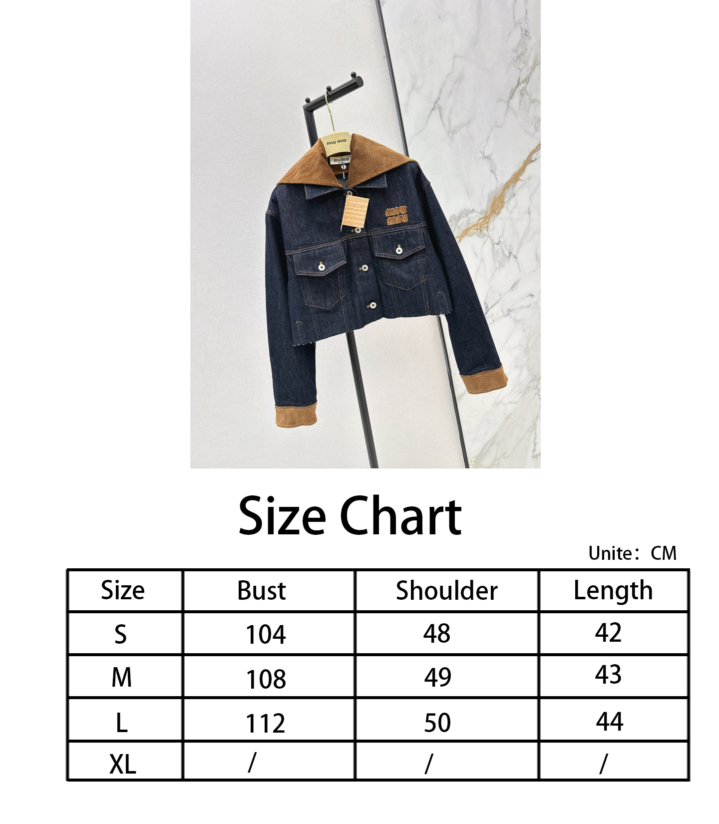 Miu NEW denim jacket