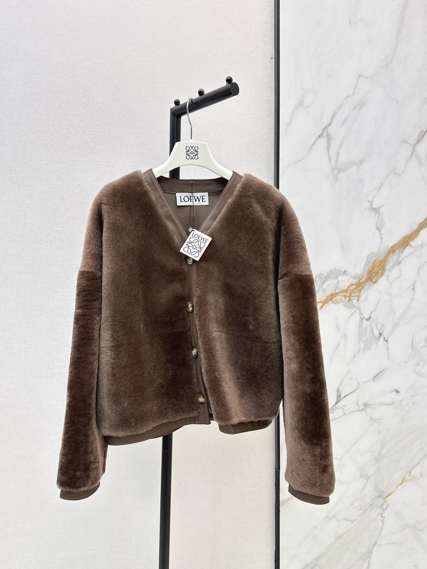 Loe New V-neck loose jacket