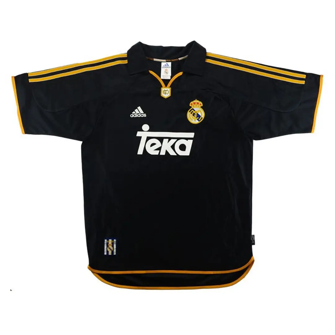 Real Madrid 1999/01 Away Retro Football Jersey