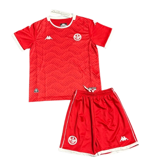 Kids 2026 Tunisia Home Jersey