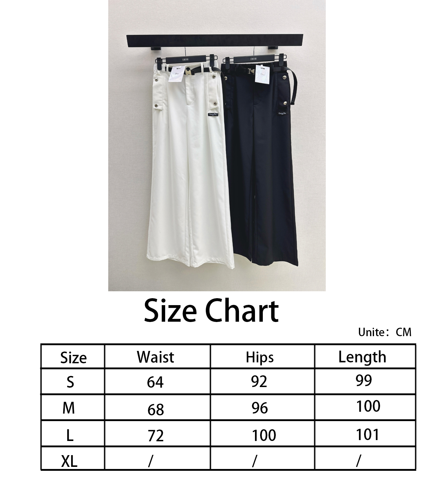 CD NEW straight pants