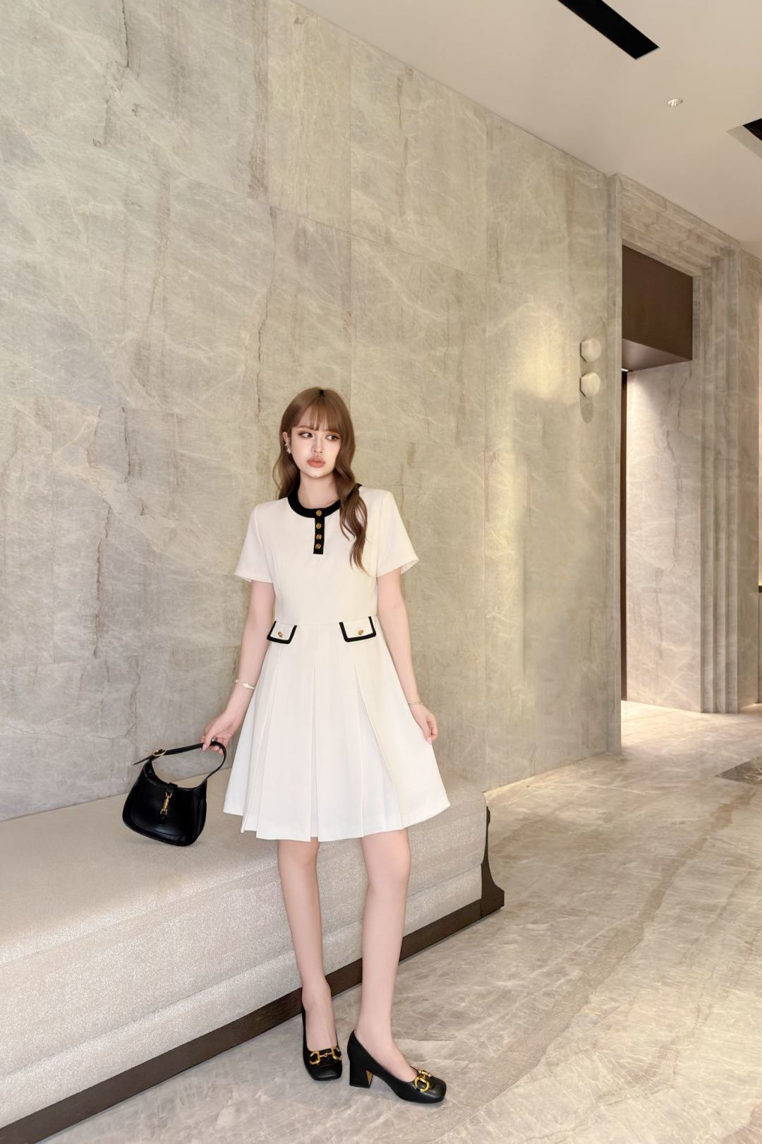Guc New colo-block dress