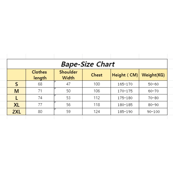 Bape T-Shirt  #  279