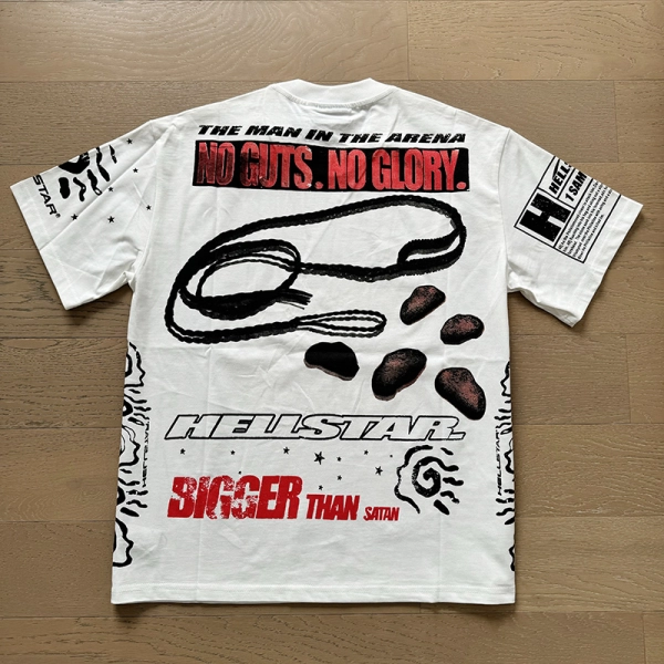 Hellstar T-Shirt  # 5601 white