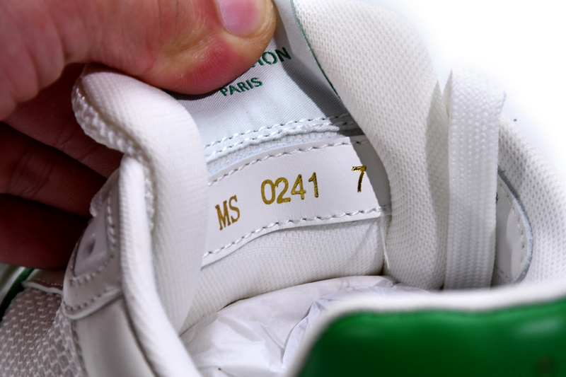 Pkkicks God Batch LOUIS VUITTON Trainer White Green 1A98UX