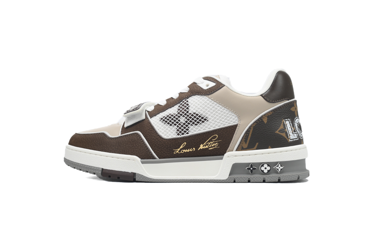 Pkkicks God Batch LOUIS VUITTON Trainer Coffee