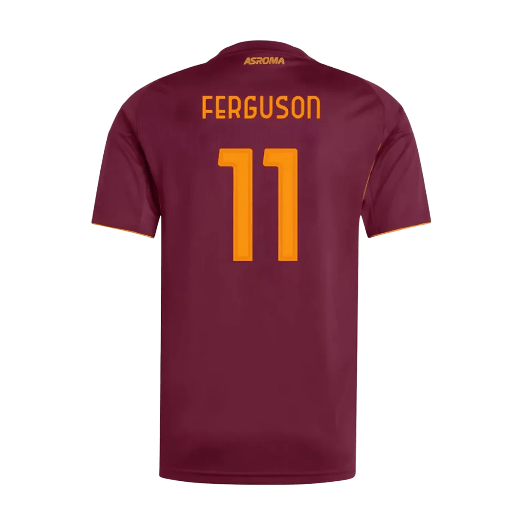 Ferguson #11 Roma Home Soccer Jersey 2025/26
