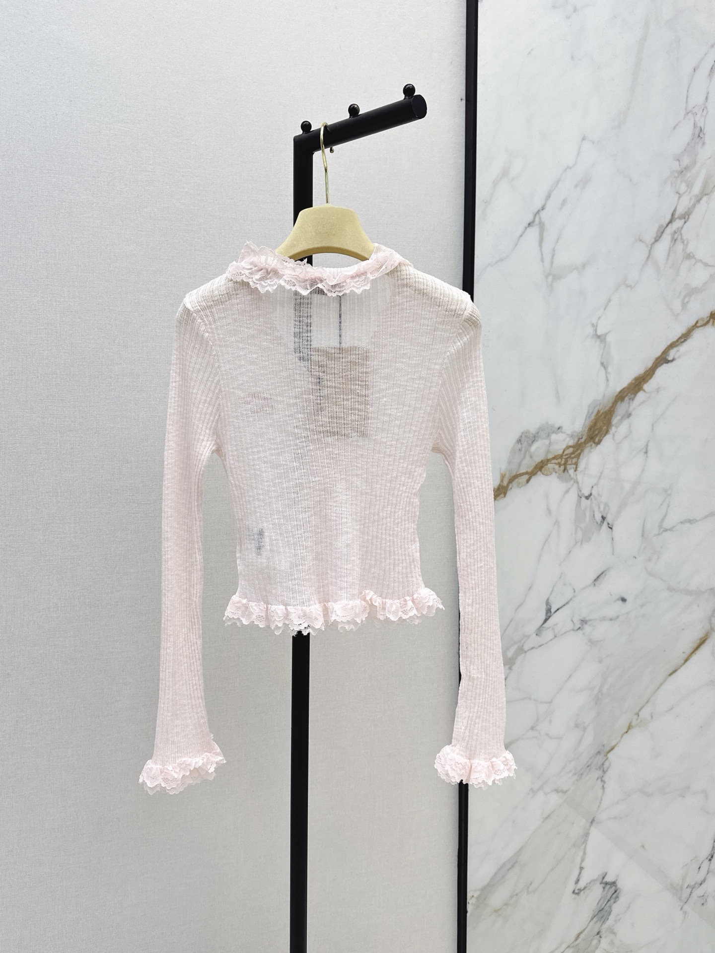 Miu New Lace knit cardigan