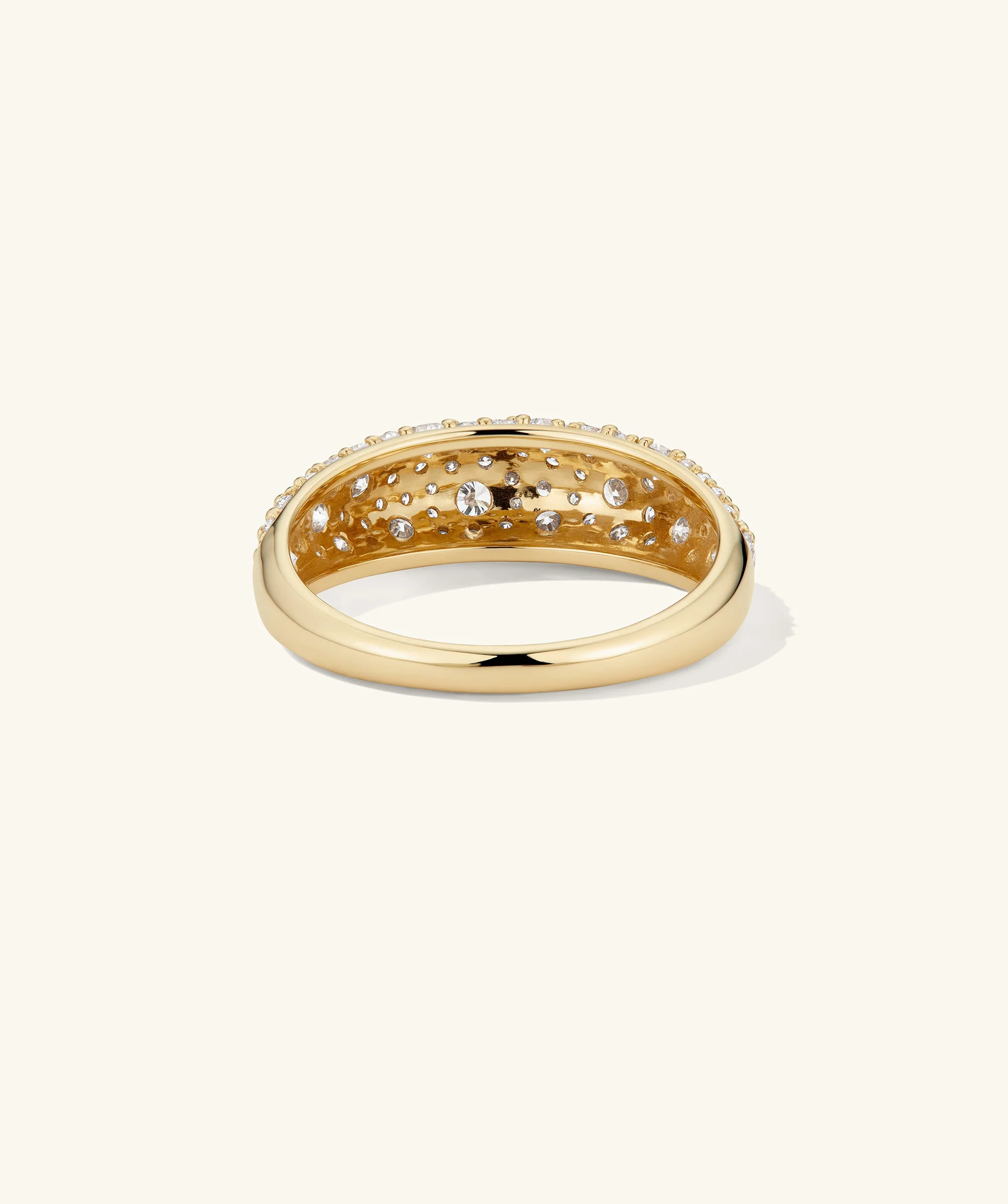Dôme Pavé Lab Grown Diamond Ring