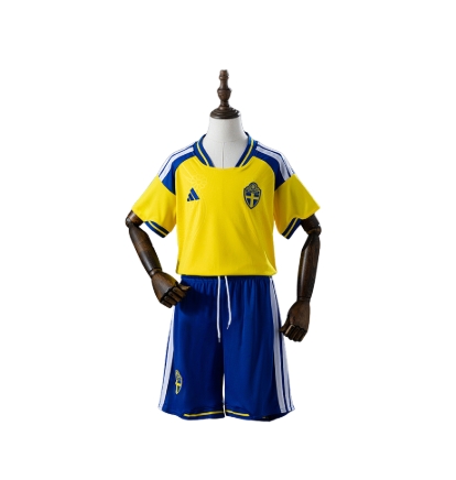 Sweden 2026 Home Kids Kit Jersey
