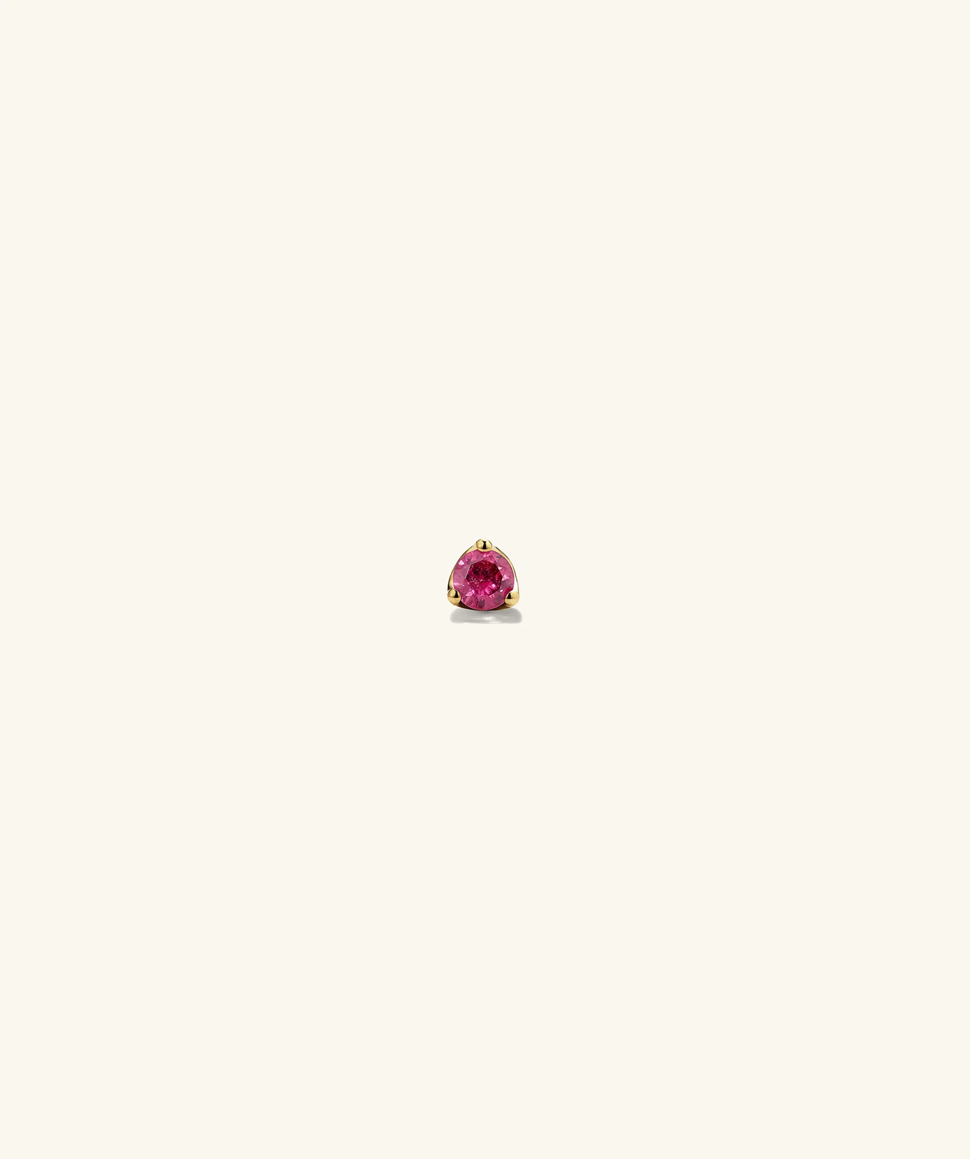Piercing Studio - Single Gemstone Mini Flat Back Stud