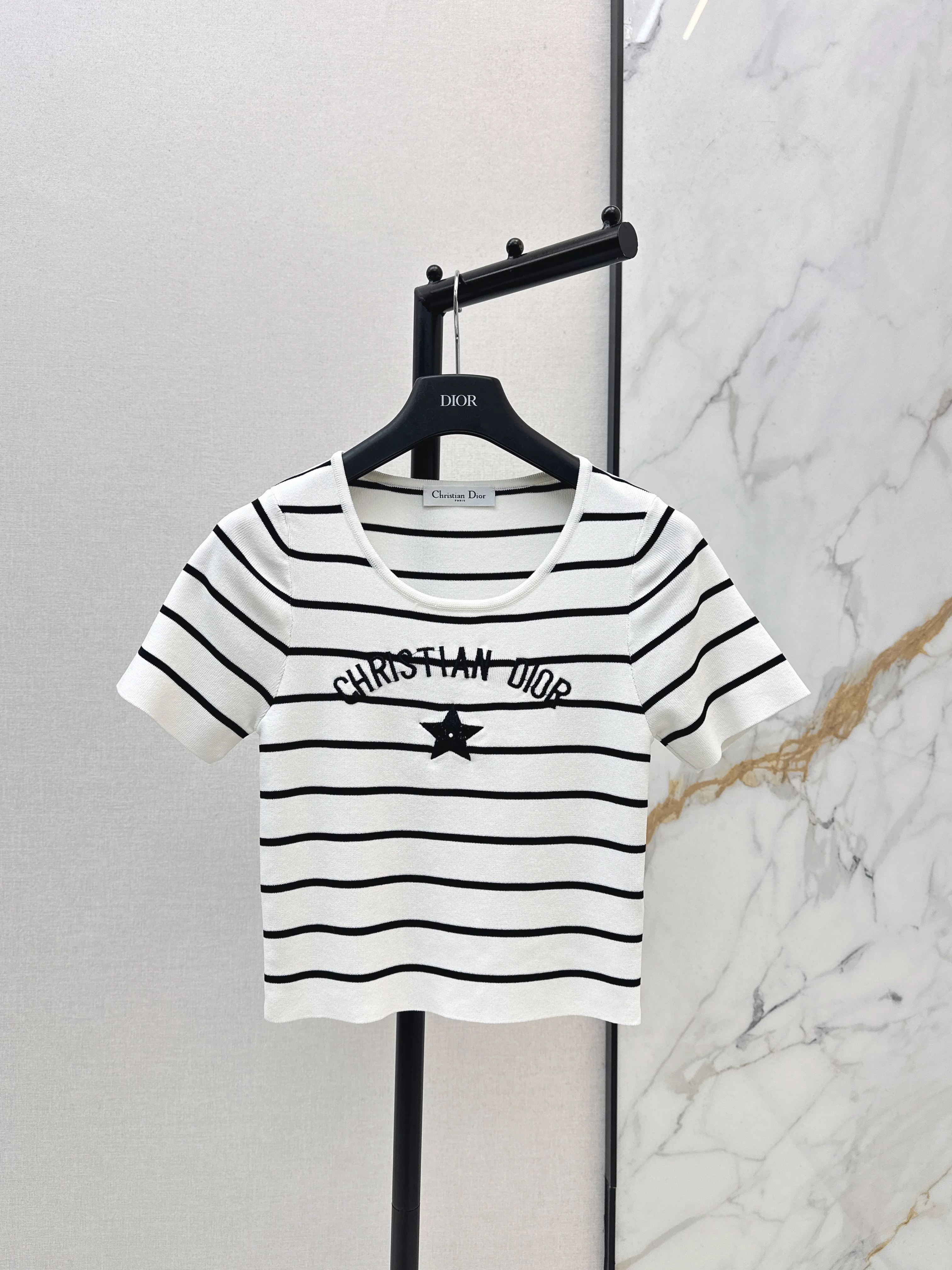 CD NEW stripe knitwear