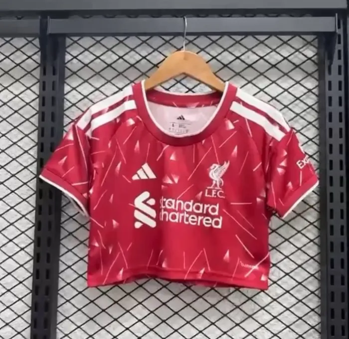 Liverpool Home Woman Cropped 26/27 1:1 Thai Quality