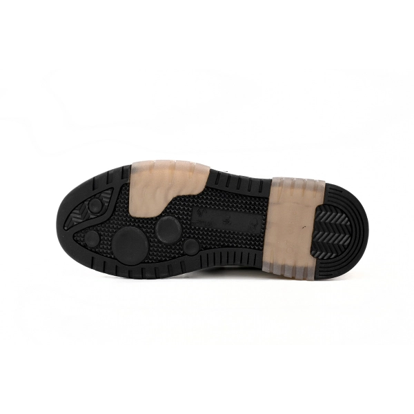 OFF-WHITE Out Of Office OOO 30 MM Low Tops Black White Blue OMIA189C99LEA0040110