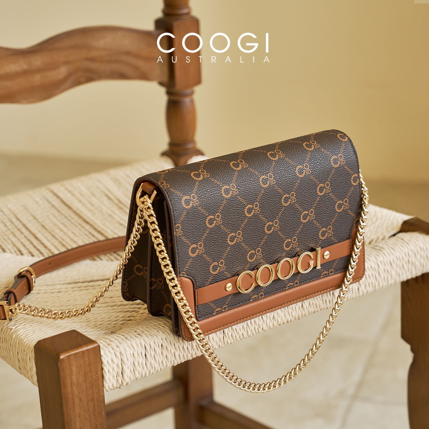 [COOGI] Bag 2026 New Entry Luxury Commuting High-end Cowhide Shoulder Bag Crossbody Bag Gift for Girlfriend and Wife