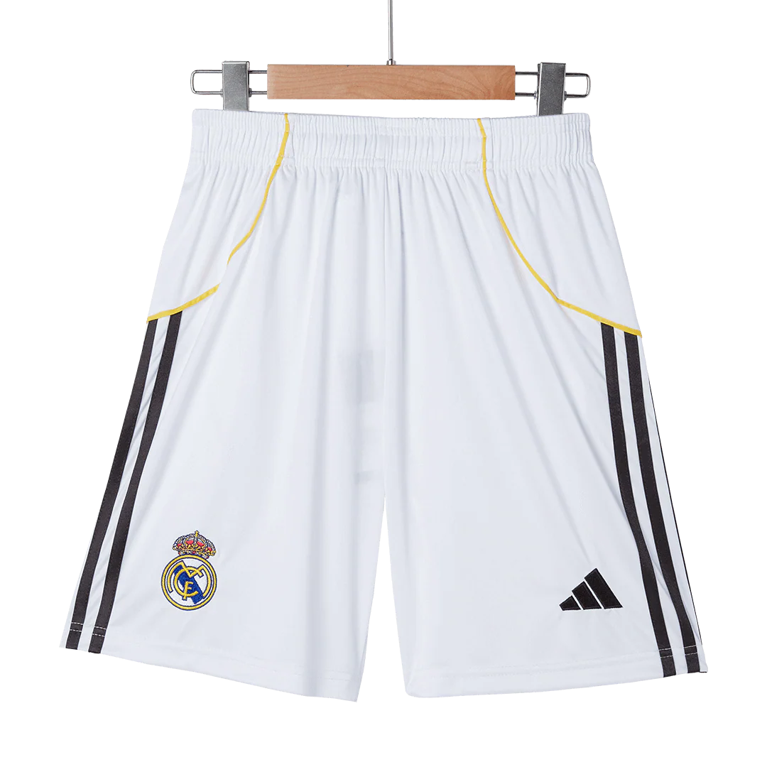 Real Madrid Home Soccer Shorts 25/26 White