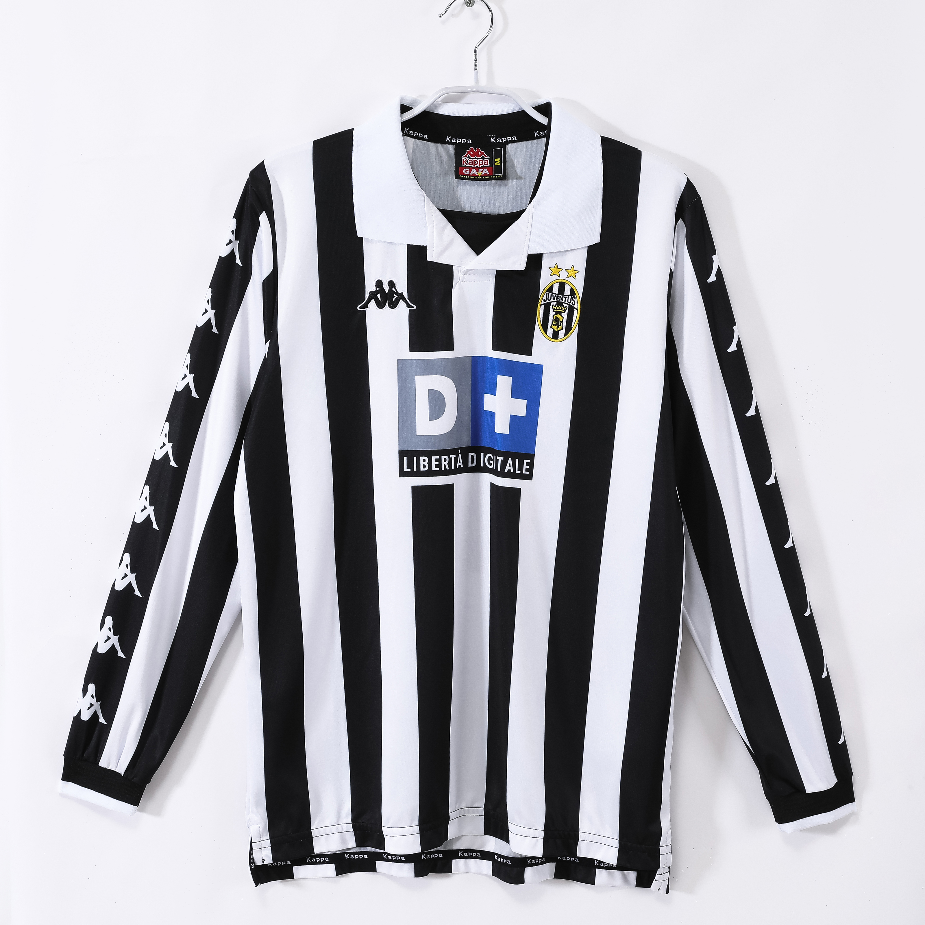 Juventus Home Retro Long Sleeve Jersey 1999/00