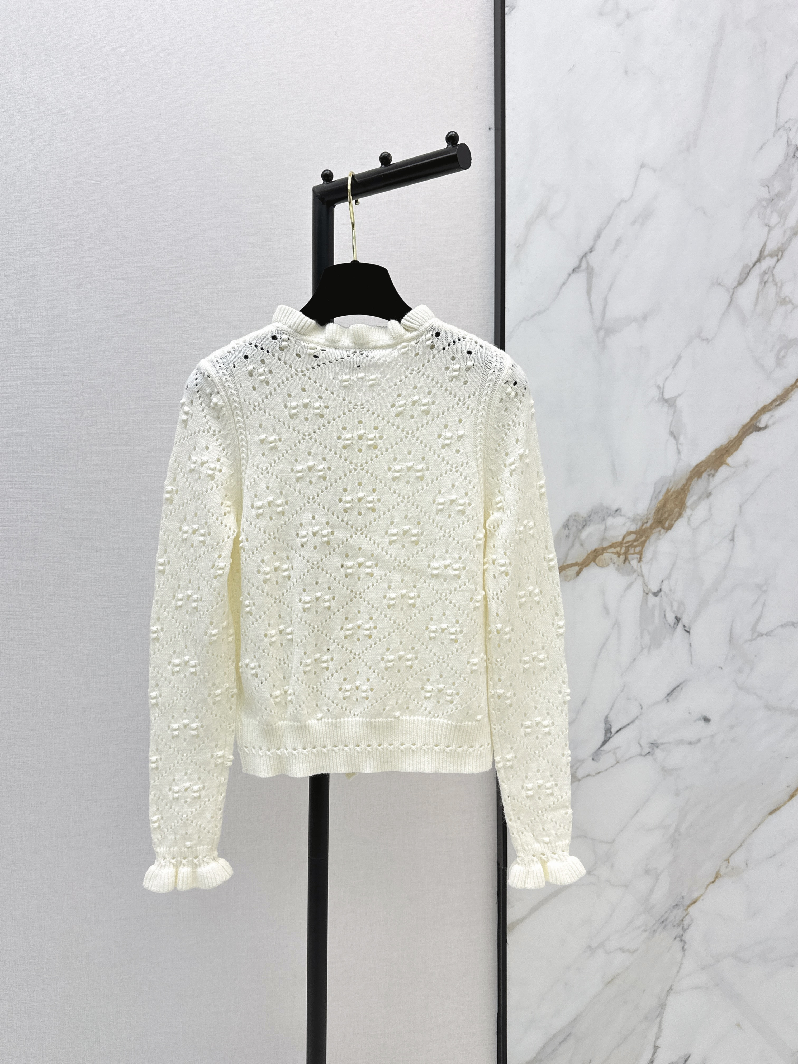Chan New ruffle cardigan