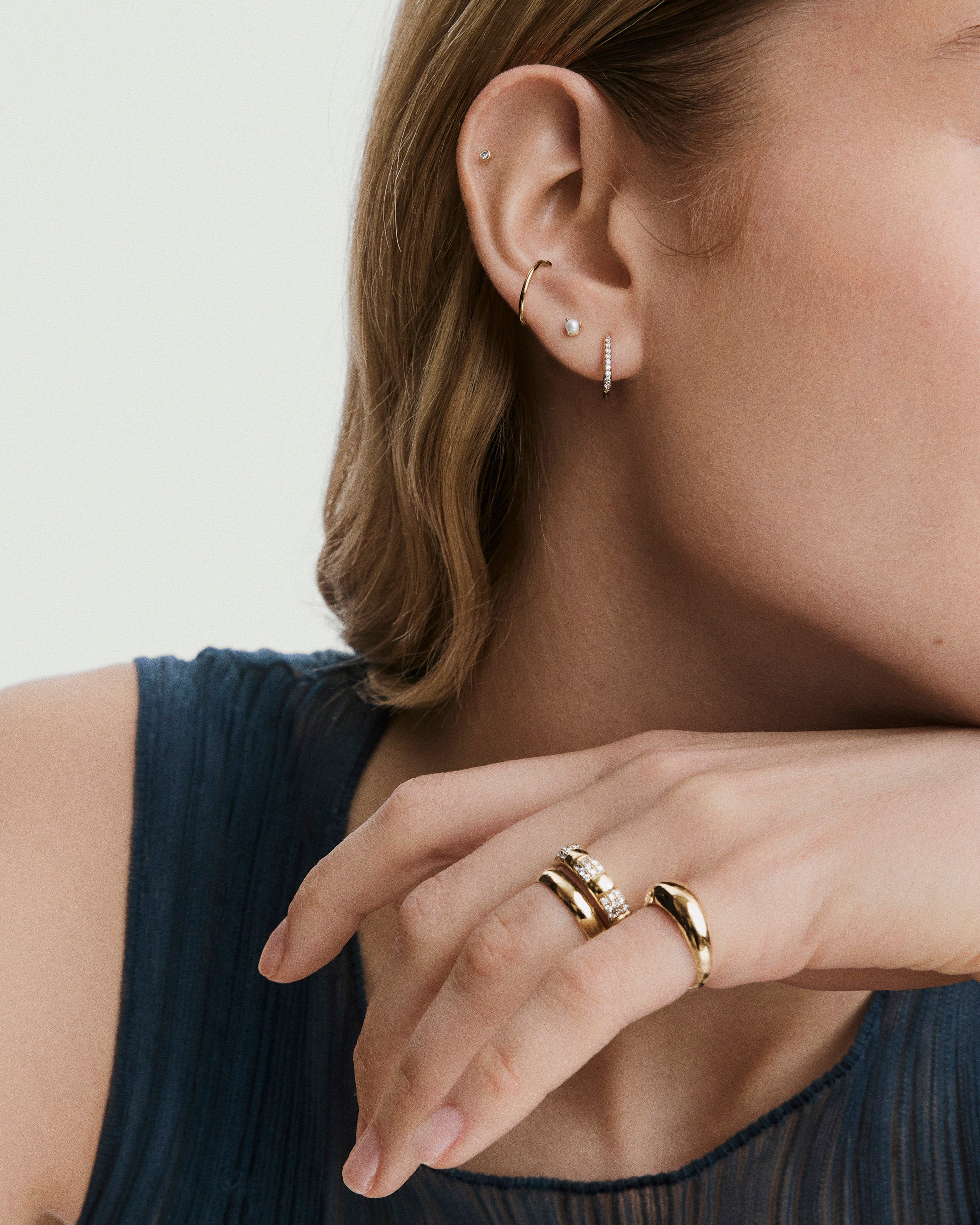 Piercing Studio - Single Gemstone Mini Flat Back Stud
