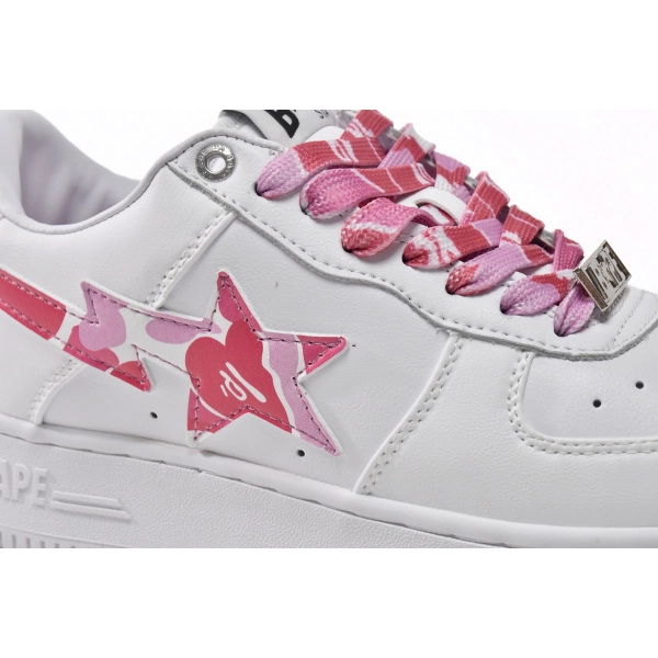 Cheap Fake Bape Sta Low White Red Camouflage 1H20-191-045(BapeSta)