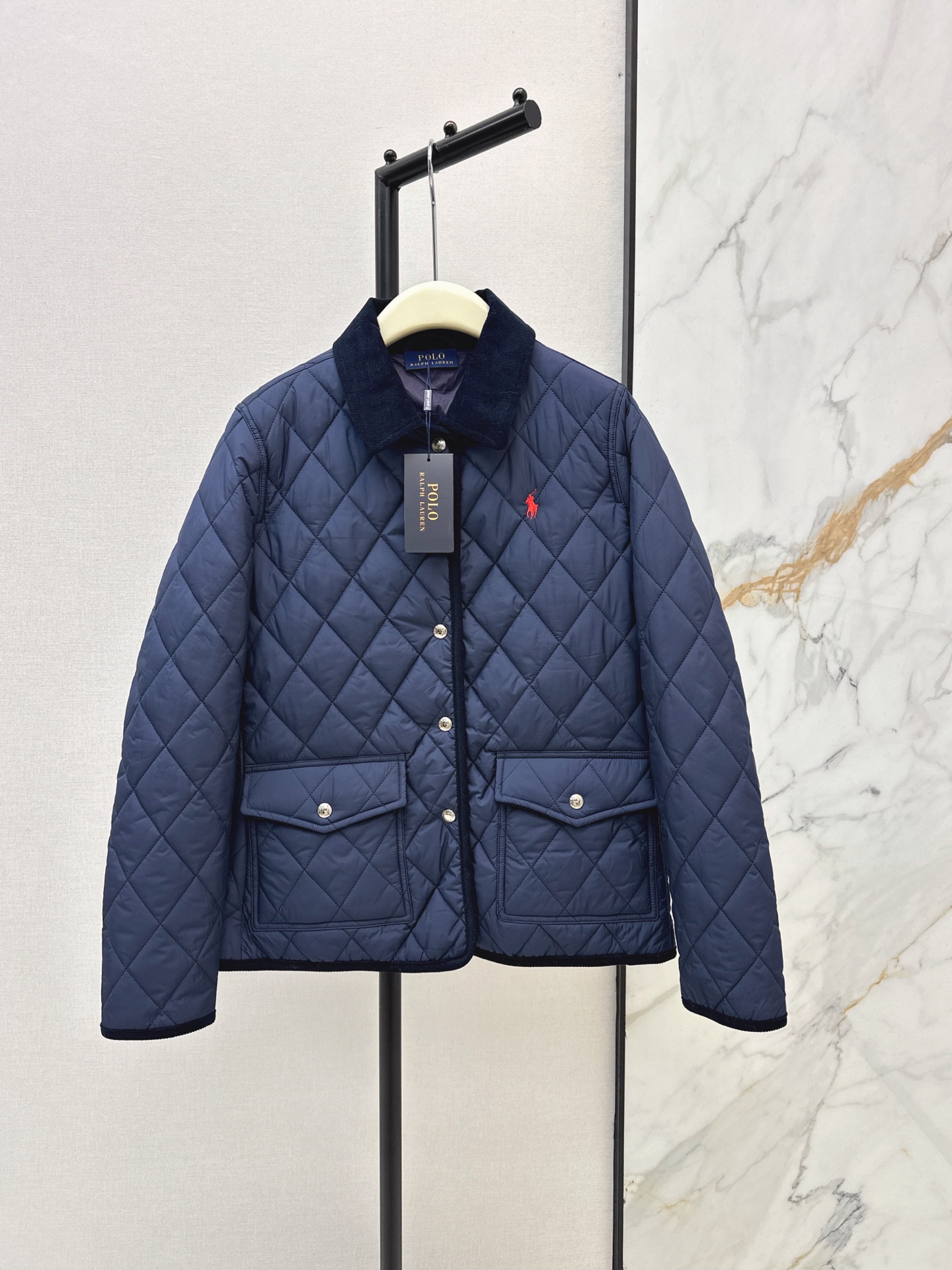 Ralp New Embroidered Quilted Jacket