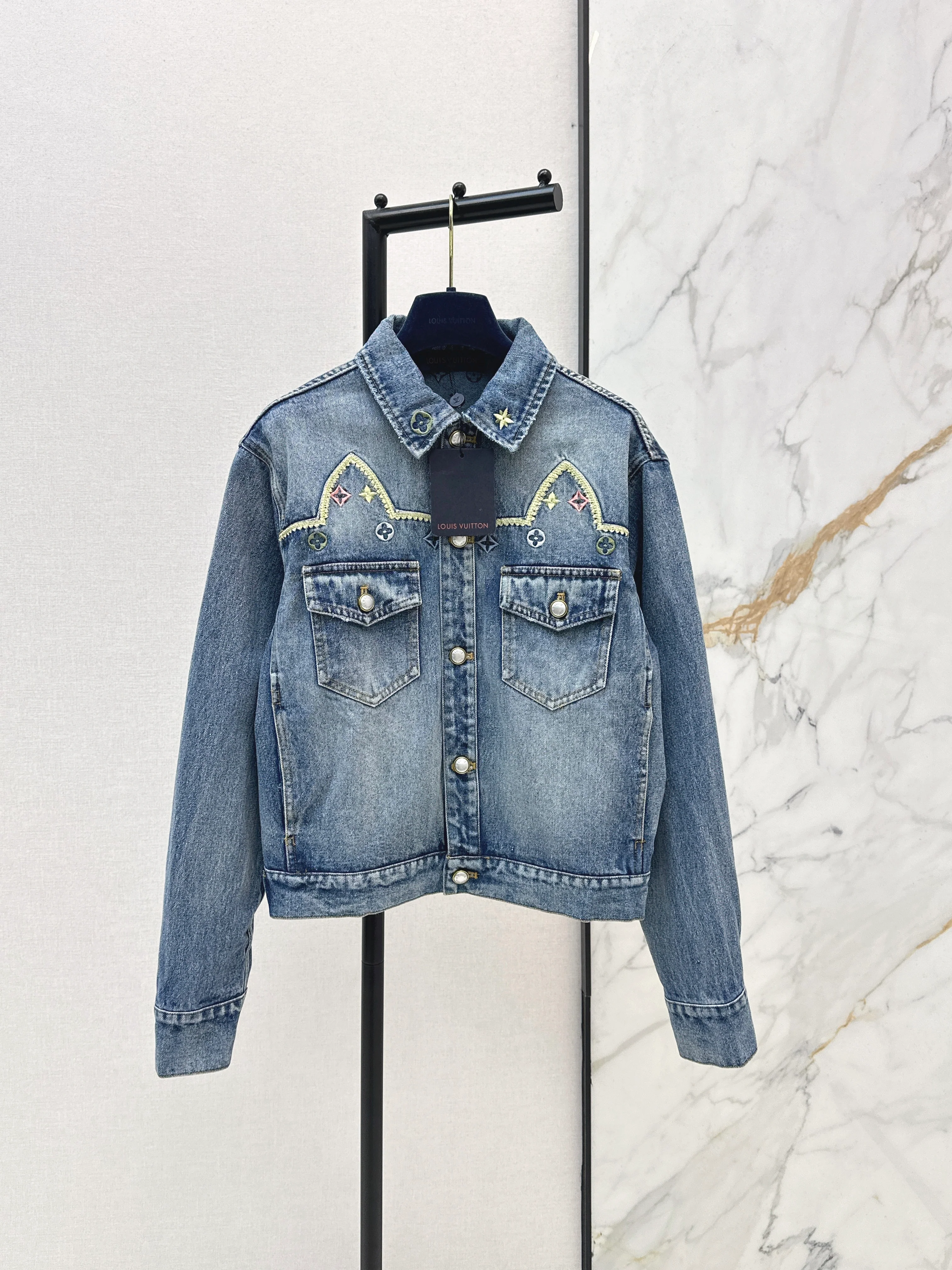 Louis NEW embroidery denim jacket