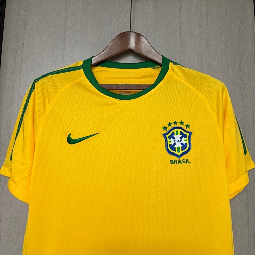 Retro Brazil 2010 Home Jersey
