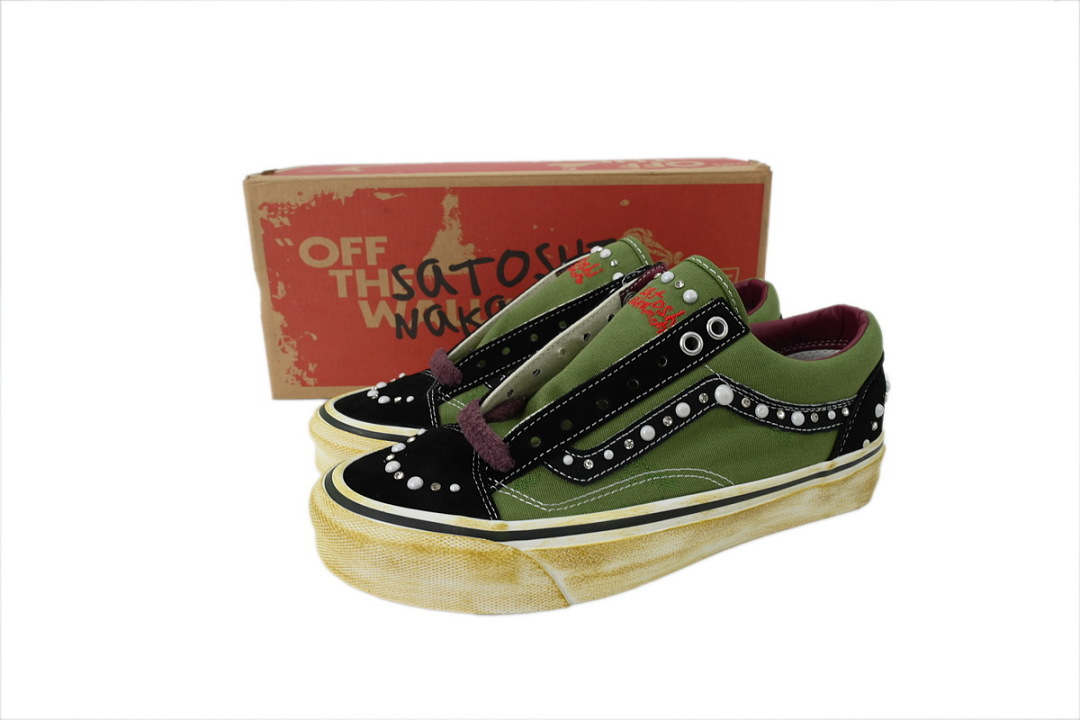 Satoshi Nakamoto x Vans Old Skool Reissue 36 'Pearlized Army'